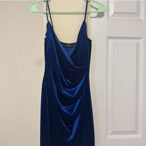 AKIRA Royal Blue Midi Dress